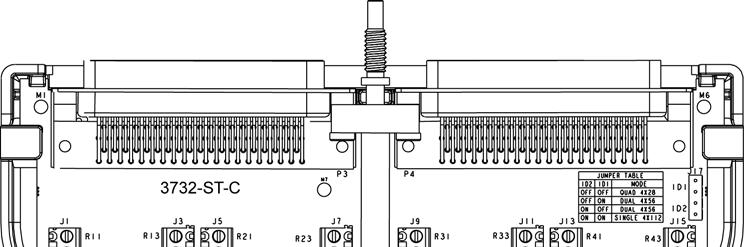 Model 3732-ST-C screw terminal assembly Figure 2 is a diagram of the Model 3732-ST-C screw terminal assembly.