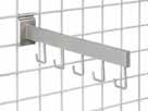 WALL-MOUNTED STORAGE: Grid Panels WALL-MOUNTED STORAGE: Wire Shelving Grid Panel Sizes Grid openings are 3" x 3", 1/4" steel wire. Grey epoxy finish.