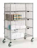 24" D shelves Mobile 5-Basket Mobile QWP4236D-1 QWP4246D-1 QWP4266D-1 24" D x 36" W x 69" H 24" D x 48" W x 69" H 24" D x 60" W x 69" H Includes 4 chrome posts, 1 flat wire