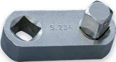Attaches to ratchet piece: TC207-1/2 Reference Bi-hex GRDF Name no. Weight D250-12P-12NI 12 07.65.950 48 g D250-12P-13NI 13 07.65.951 50 g D250-12P-15NI 15 07.