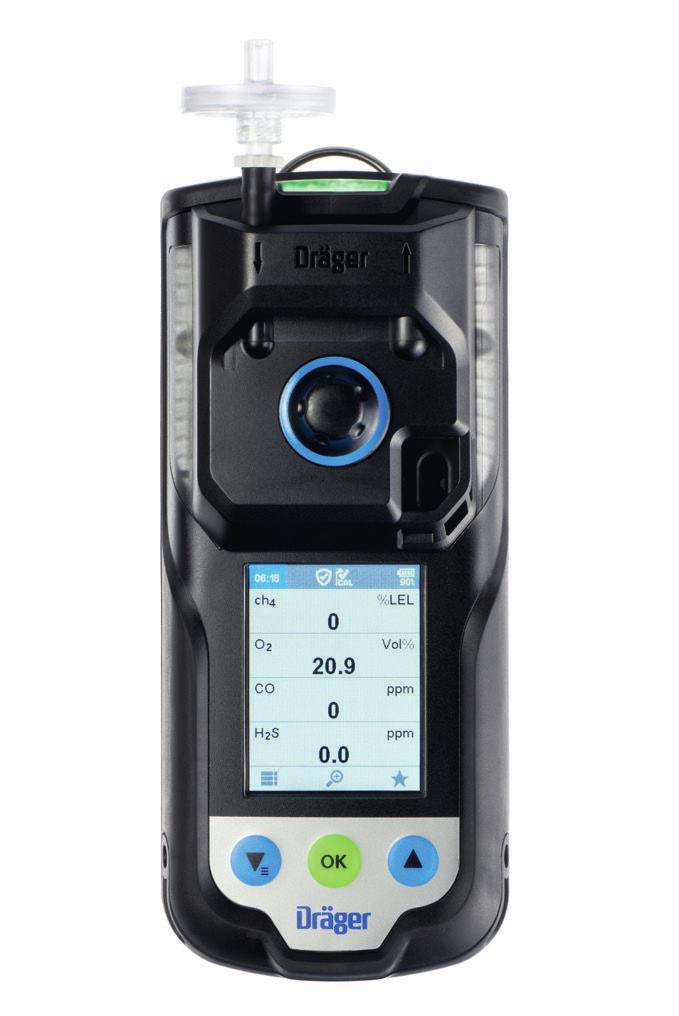 Dräger X-am 3500 Multi-Gas Detection Device The Dräger X-am 3500 was especially designed for clearance measurements.