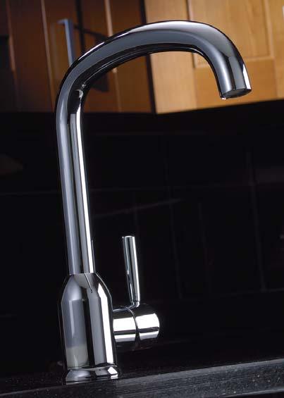 Gosford Gosford monobloc with swan swivel spout and twin levers. Ref. AT1019 Chrome 159 Ref.