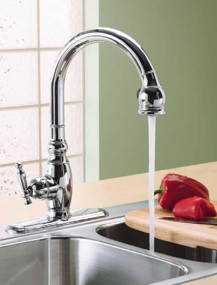 pull-out hand sprays they are imposing taps - tall in stature with
