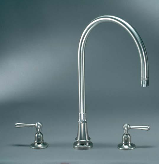 Stainless Steel The Steam Valve taps are handcrafted from solid