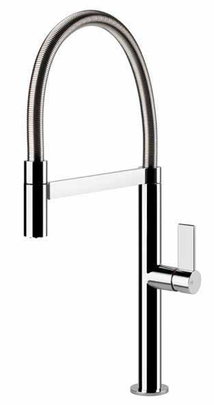 EMPORIO 29811 29811 Chrome 29811BN* Brushed Nickel Semi- professional sink mixer swivelling spout and single jet spray