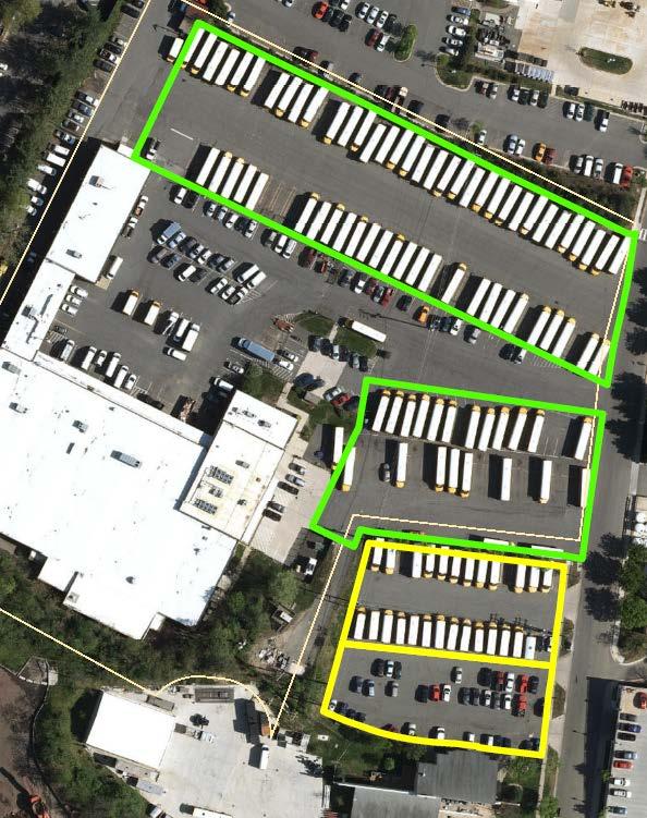 Current APS bus parking sites Trades