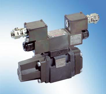 Proportional valves 12 Industrial Hydraulics Bosch Rexroth AG 4/2 and 4/3 proportional directional control valve, directly operated, without electrical position feedback < Series 2X < Maximum