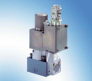 On/off valves 8 Industrial Hydraulics Bosch Rexroth AG 2/2, 3/2 and 4/2-way poppet valves with solenoid actuation < Series 3X < Maximum operating pressure 420 bar < Maximum flow 25 L/min II2G < Type