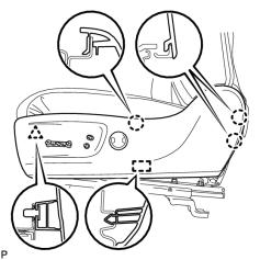 harness clamps and connect the seat wire connector.