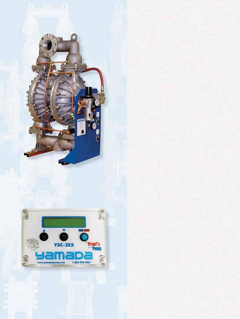 Powder Pumps Yamada Powder Pumps are designed to move bulk powders more effectively throughout your process vs. other unsafe and labor intensive means.