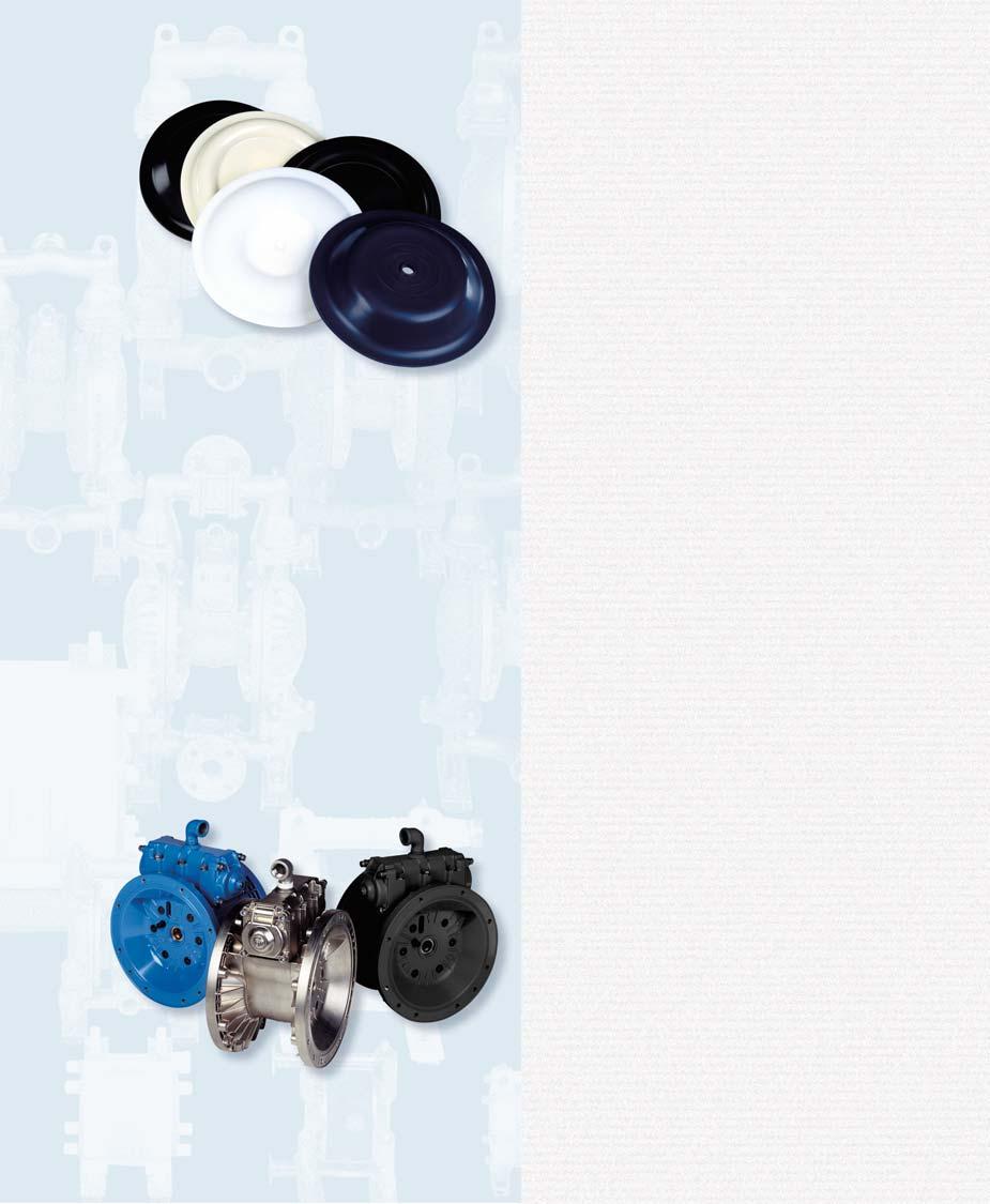 Pump Diaphragms What to Consider When Selecting the Proper Diaphragm Material Chemical resistance Cost Estimated flex life Temperature limitations Abrasion resistance Rubber Compounds Neoprene (CR)