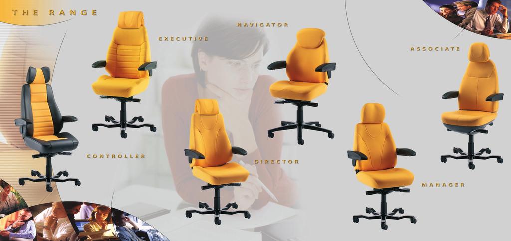 KAB chairs help prevent back disorders and help rehabilitate people with back problems Ideal for executive flat cushi large user A 24 hour chair for primary use in surveillance and