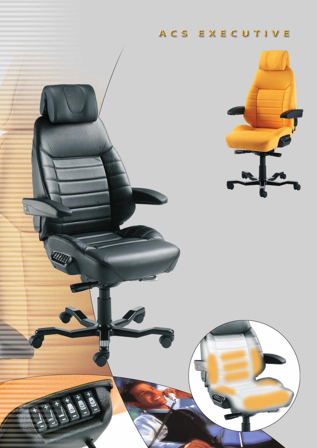 The KAB Office chair range is Lifestyle friendly to suit all working environments The top model of the KAB range is ideal for company executives and entrepreneurs.