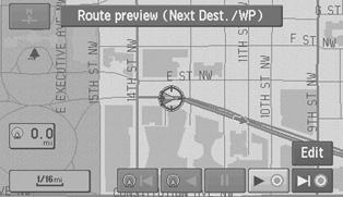 the [ROUTE OPTIONS] Menu Seect ENTER Seect Use the