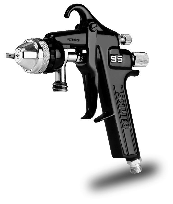 95 Spray Gun Model 95 Model 95 is a high production spray gun that can be used with most coatings. It provides superior performance and efficiency.