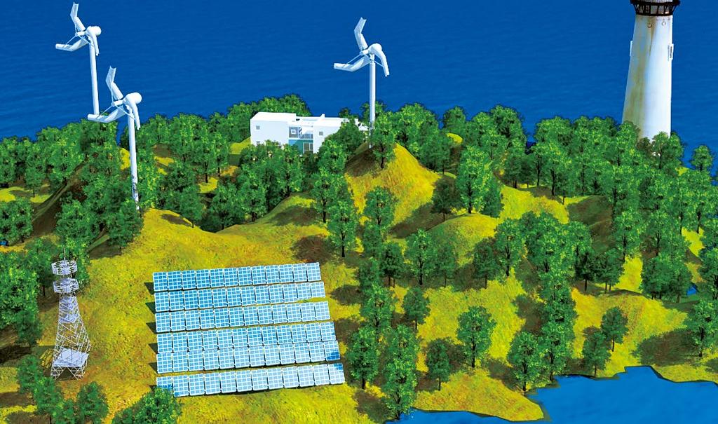 Off-grid PV Power Solution Distributed photovoltaic power station can make full use of idle roofs, beaches, agricultural greenhouses, etc.