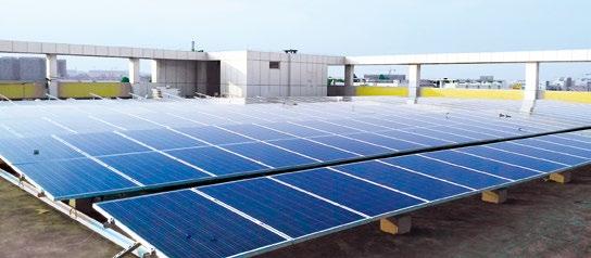 200kW top roof PV