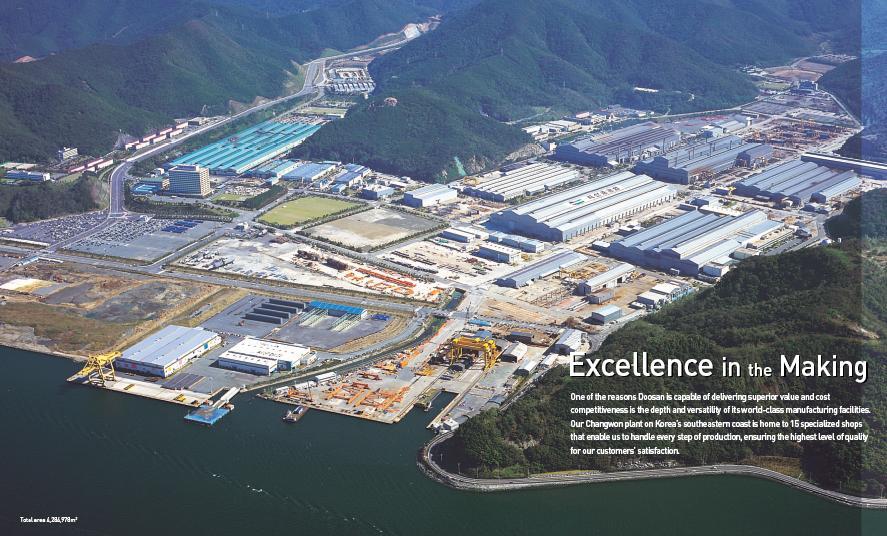 I. Company Introduction Location Global Leader in Power and Water Seoul Changwon Head Quarter : Changwon, Korea Foundation year : 1962 No. of Employee : 5,000 Sales : 3,200 mil.