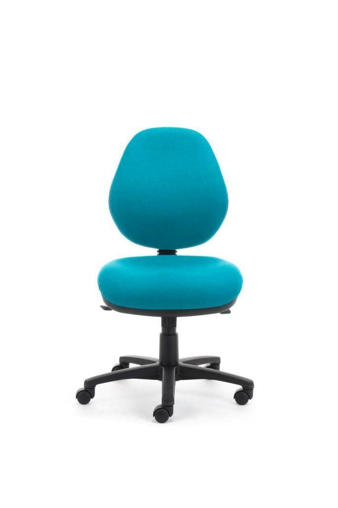 FOS Atlas 135 Task Chair Medium Back Chair 135kg rated With or without adjustable arms 3LeverHeavyDutymechanism Slidingseatfeatureoption Injection moulded seat (490W x 465D)