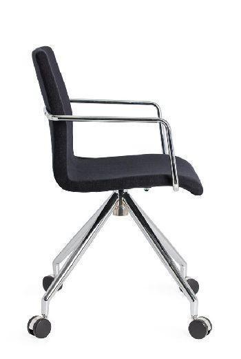 FOS Design Swivel Chair FOS Code FOS-DSNTSK4STUPH Option 4starswivelbase Stainless steel frame 120kg rated Fullyupholstered Seat 480Wx 420D x 465H (overall height 845H)