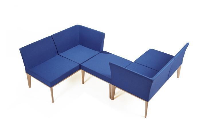 FOS Zelig Sofa/Bench Seating-B 755H(overall height) 420H Seat Height Compact soft seating modules