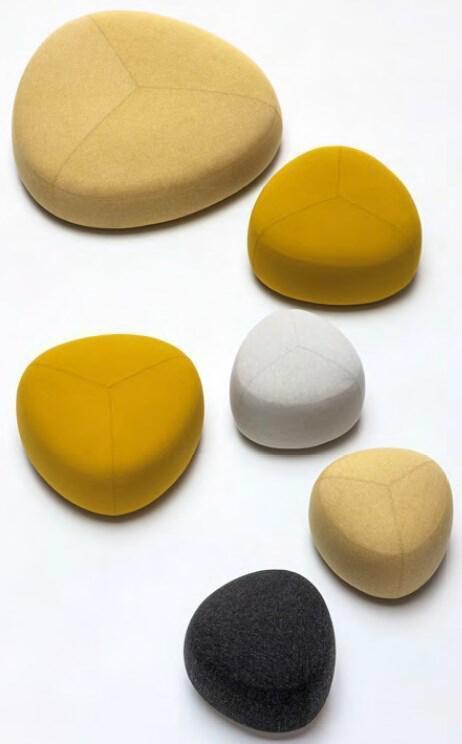 FOS Ottomans - Pebbles Available as custom shapes/sizes Other shapes and sizes available Fully upholstered with glides Fully guaranteed high resilience foam and/or premium grade polyurethane foam