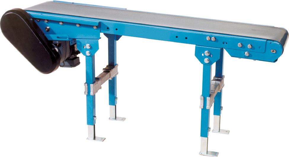 10 MIB Belt conveyor for loads up to 50 kg/m The MIB is a robust belt conveyor to transport bulky loads weighing up to 50 kg/m.
