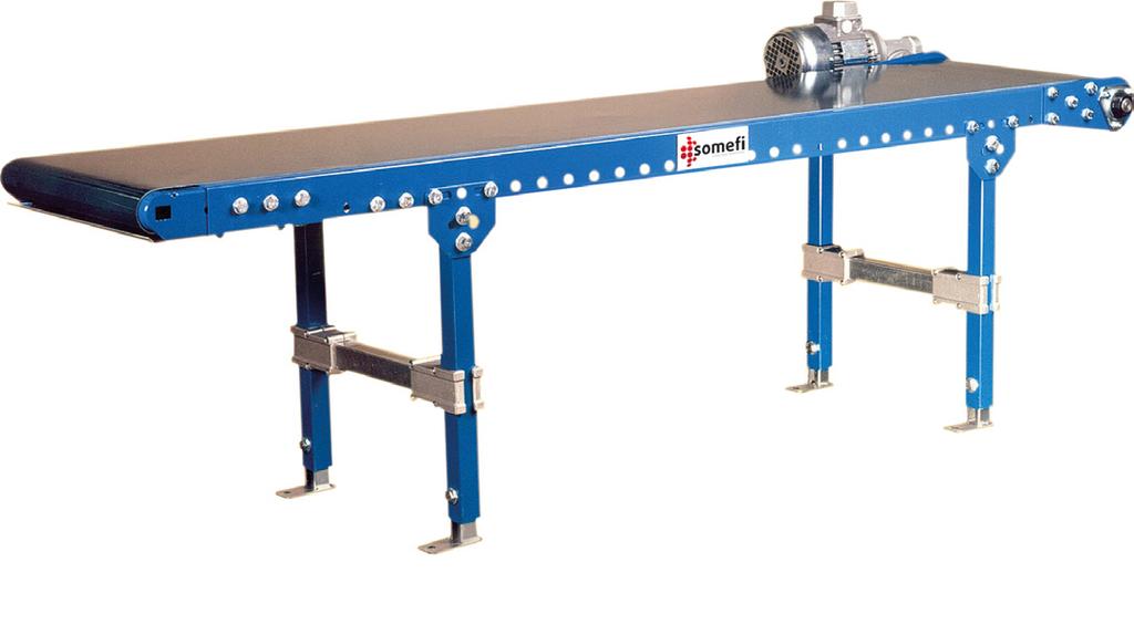 8 NBI Belt conveyor for loads up to 30 kg/m The NBI is a belt conveyor to transport loads weighing up to 30 kg/m.