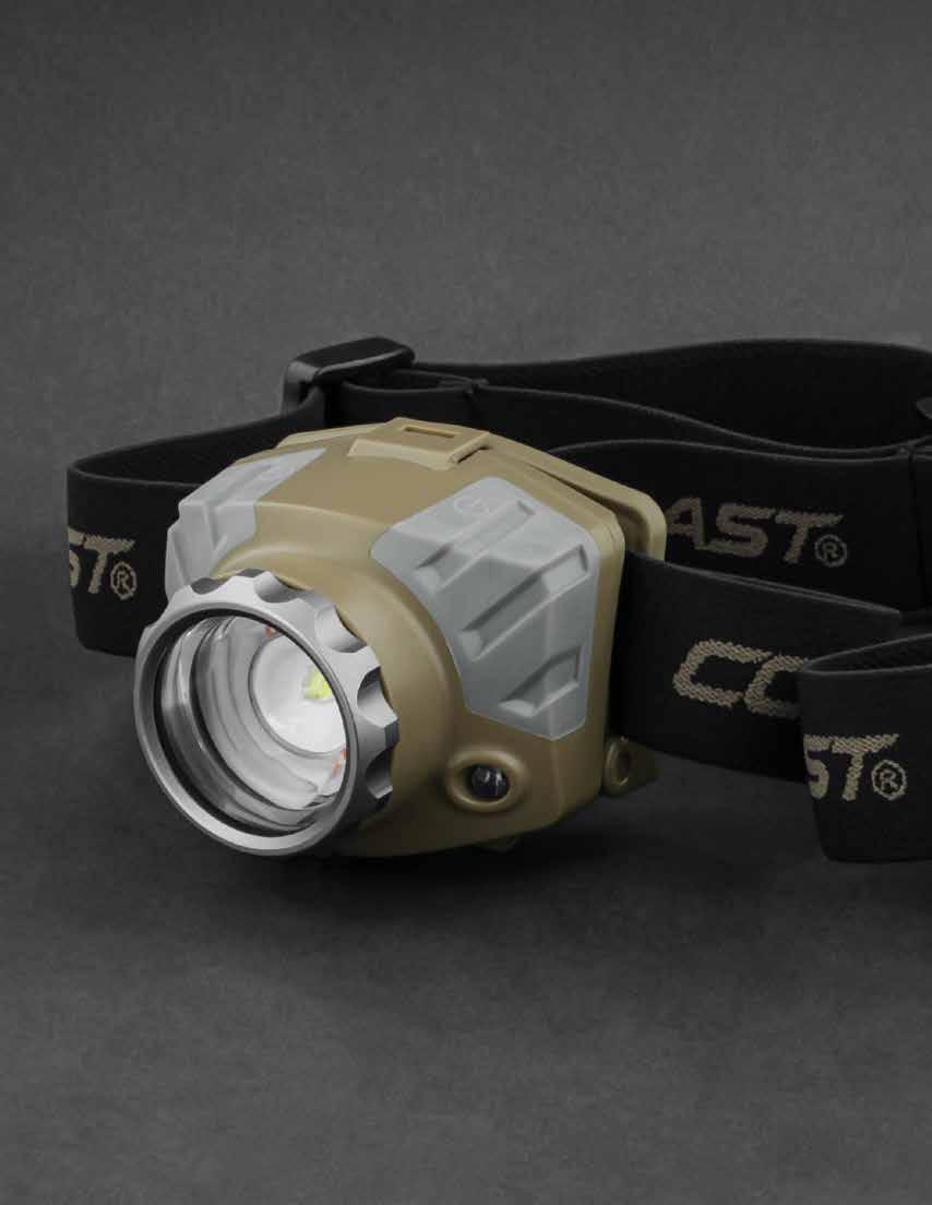 76 NOT JUST BRIGHTER BETTER HEADLAMPS HANDS-FREE BRILLIANCE COAST headlamps bring our exceptional beam quality and build technologies to a hands-free application.