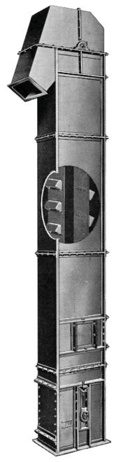 PARTS SCRAP PACKAGE BULK HANDLING BUCKET ELEVATOR Heavy Duty CAPACITY: 17 Thru 58.