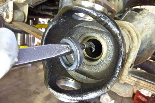 Seal Puller Step 44 Using a seal puller, remove the inner axle seal.