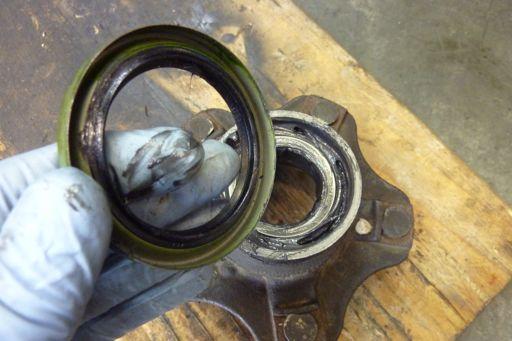 Tech Tip One of the old wheel bearing