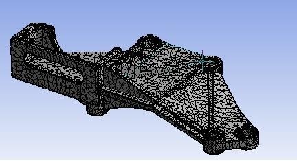 The simulation is done for comparing these three materials. 3.1. Meshing A uniform tetrahedral mesh is generated by using Ansys 2017.
