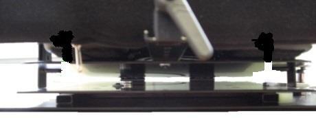 6), slide footrest plate up or down, re-tighten grub screws when