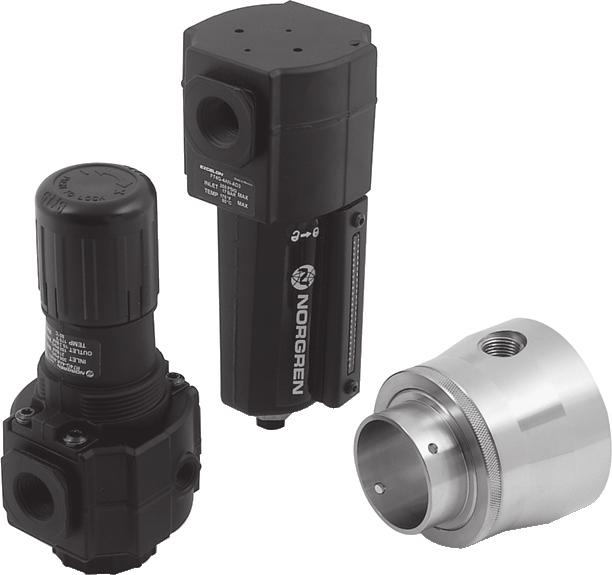 Variable Air Amplifiers for Use with Compressed Air 57080 57085 1/8" to 1/2" NPT or BSPT inlet connections 3/4", 1-1/4", 2" and 4" outlet connections Kit includes