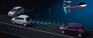 The PEUGEOT 108 brings the city car into a new era with its large 7 Capacitive colour touchscreenplaced prominently in the middle of the dashboard (available as