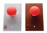 EXIT DEVICES 9400 SERIES 9600 SERIES 9400 Series 1 1/2 Red Mushroom Buttons.