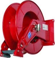 Hose-reels Adjustable Arms Series 9083 9095 & 9096 Art. no. Automatic rewind, spring-driven hose reel, adjustable arms series, in painted steel, suitable for hoses of max.