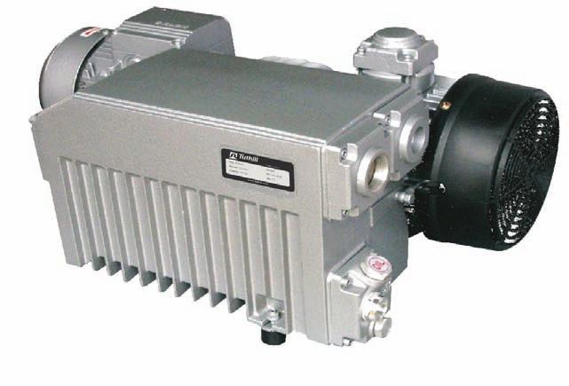 Oil Sealed Rotary Vane Vacuum Pump KVAH63 & KVAH100 Single Stage, Oil Re-circulating, Air Cooled, and Direct Driven Compact Design, Reliability & Durability Easy to maintain and operate.