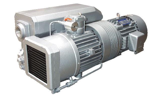 Oil Sealed Rotary Vane Vacuum Pump KVAH250 Single Stage, Oil Re-circulating, Air Cooled, and Direct Driven Compact Design -Reliability & Durability Easy to maintain and operate.