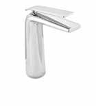 D35120102 Vessel Faucet Cast brass spout and body. Ceramic disc valve cartridges. Maximum flow rate 1.2 gpm (4.2 L/min). Available in Polished Chrome, Brushed Nickel and Platinum Nickel.