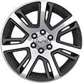 9 cm) 6-spoke split Manoogian Silver ultra-bright machined wheels, LPO wheels will come with 
