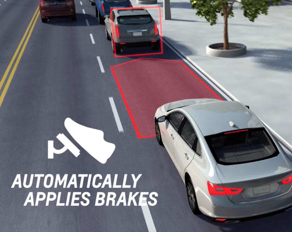 LOW-SPEED FORWARD AUTOMATIC BRAKING OVERVIEW In some emergency low-speed front-end collision situations, the available Low-Speed Forward Automatic Braking feature can help reduce crash severity or