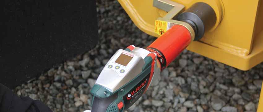 DV-RAD Digital Electric Torque Tools Electric Powered Fully programmable preset torque settings Extreme design innovation with colour screen and keypad for single increment digital torque