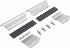 Levelling kits 9-000-SOK levelling kit Kit of four brackets designed to clamp onto a variety of modern profile roof rails.