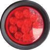 'Round' Rear Light 109 x 55mm 12 LEDs P/N: VX612A Amber indicator P/N: VX612R Red Stop / Tail P/N: VX612W White