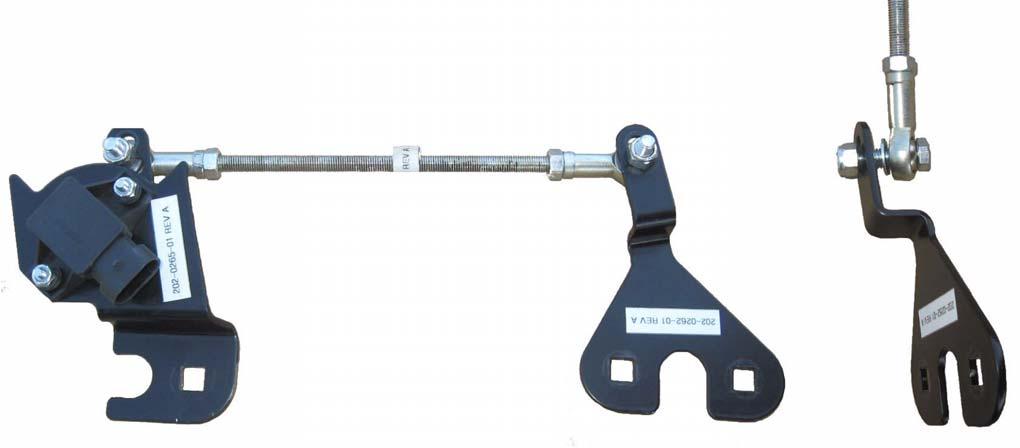 Pre-Assemble the Pintle Arm Sensor 6. Attach the Linkage Mount Support to the other end of the Linkage-Rod Assembly with the other 5/16 bolt and lock nut from the installation kit.