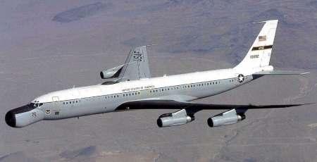 C-18 Boeing 707 span: 130'10', 39.88 m length: 134'6", 41.00 m engines: 4 Pratt & Whitney JT3D max.