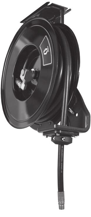 SD Series Steel Spool Hose Reels Features For daily use applications, such as dealerships, fleet service and maintenance facilities Structurally engineered frame made from high strength steel won t