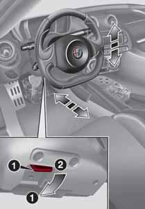 KNOWING YOUR CAR Backrest angle adjustment (where provided) Lift lever 2 fig. 9 and adjust the backrest angle at the same time.